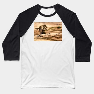 Australian Grassland Landscape Baseball T-Shirt